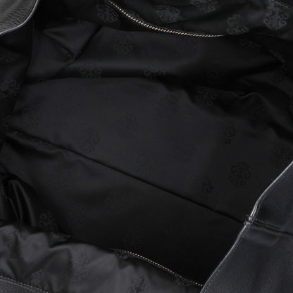Chrome Hearts Cemetery Cross Patch Leather Tote Bag