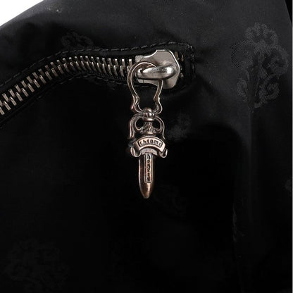 Chrome Hearts Cemetery Cross Patch Leather Tote Bag