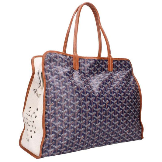GOYARD Ardi PM PVC Canvas Leather Tote Bag Multi
