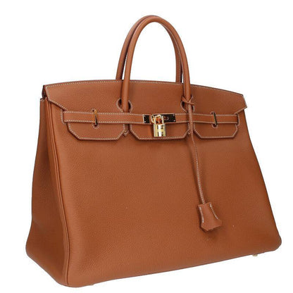 HERMES Birkin 40 X Stamp Gold Hardware Handbag Size ONE SIZE