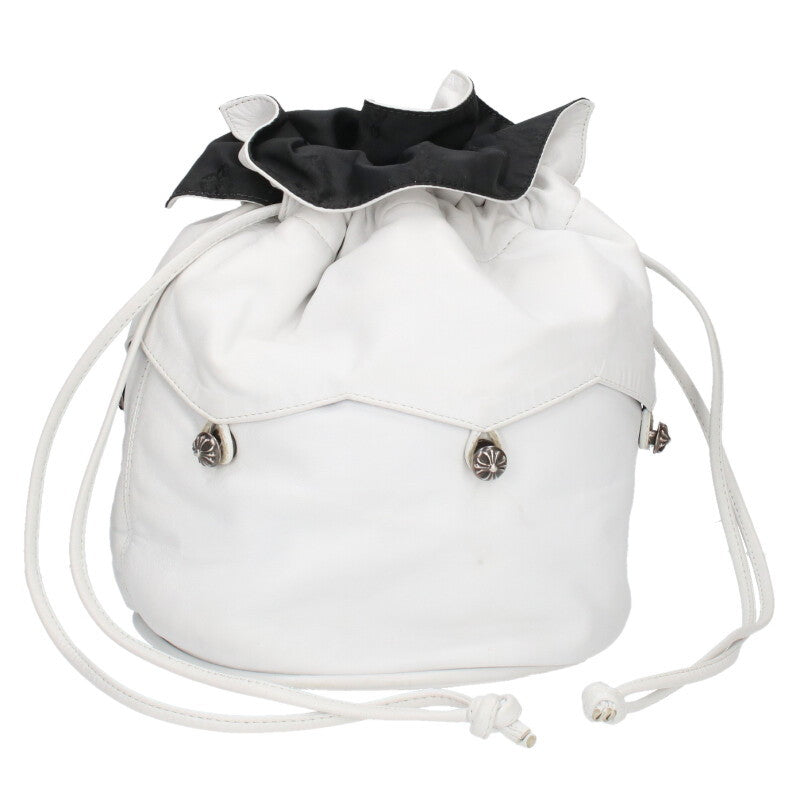 Chrome Hearts Cross Ball Drawstring Leather Size ONE SIZE