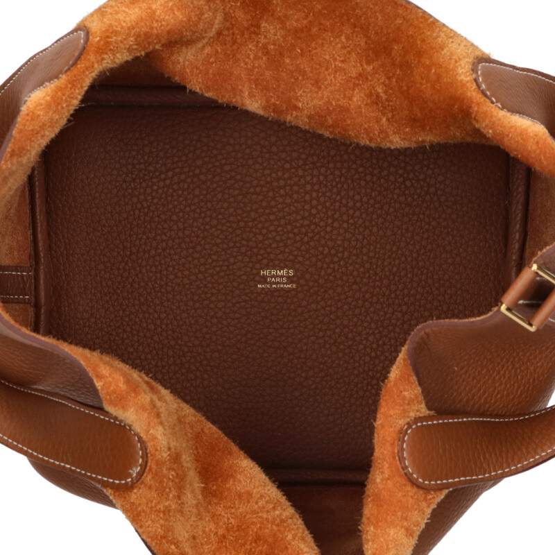 HERMES Picotin Lock MM Taurillon Clemence Size ONE SIZE