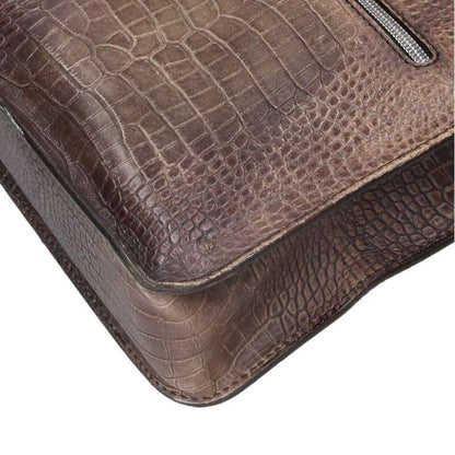 Berluti Un Jour Crocodile Leather Handbag Size ONE SIZE