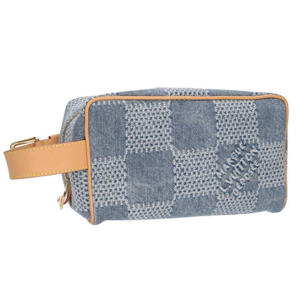 LOUISVUITTON Damier Denim Locker Dopp Kit Indigo