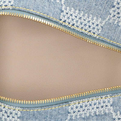 LOUISVUITTON Damier Denim Locker Dopp Kit Indigo
