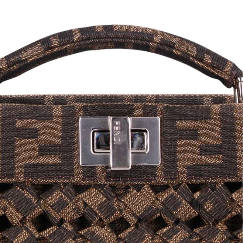 FENDI I See You Mini Zucca Pattern Handbag Size ONE SIZE