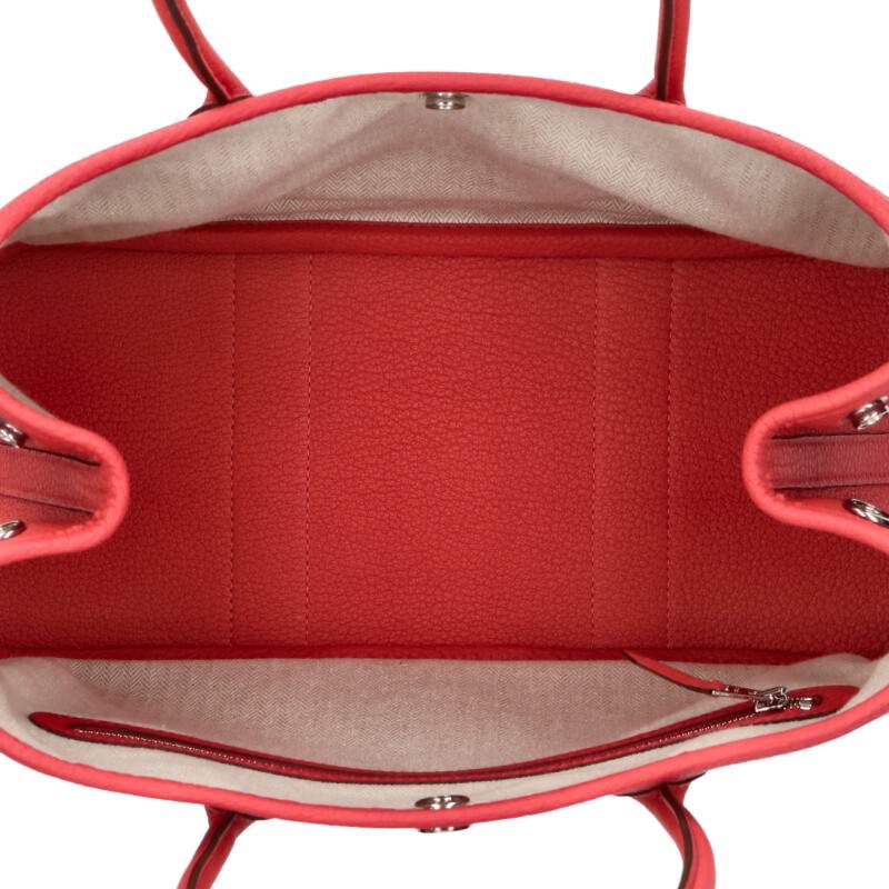 HERMES Garden Party TPM Bougainvillea Leather Size ONE SIZE