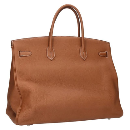 HERMES Birkin 40 Gold Togo Z Stamp SHW Handbag Size ONE SIZE