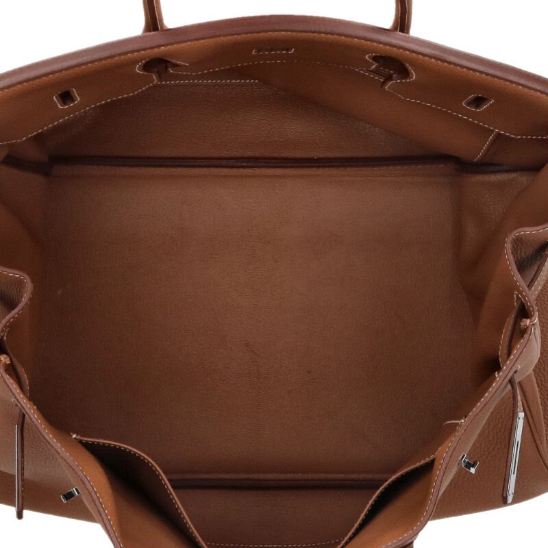 HERMES Birkin 40 Gold Togo Z Stamp SHW Handbag Size ONE SIZE