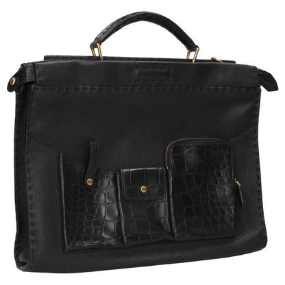 FENDI Peekaboo Fit Selleria Croc Leather Trim Size ONE SIZE