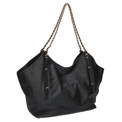 CHANEL Coco Mark Maxi Shopping Handbag w/ Size ONE SIZE