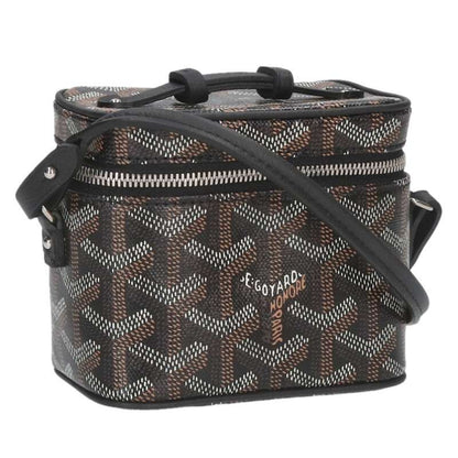 GOYARD Vanity Nano PVC Coated 2-Way Black Size ONE SIZE