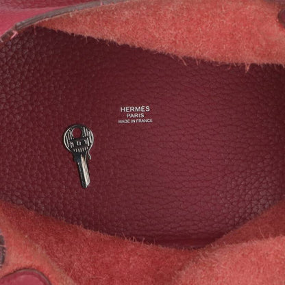 HERMES Picotin Lock PM Ruby Taurillon Clemence Size ONE SIZE