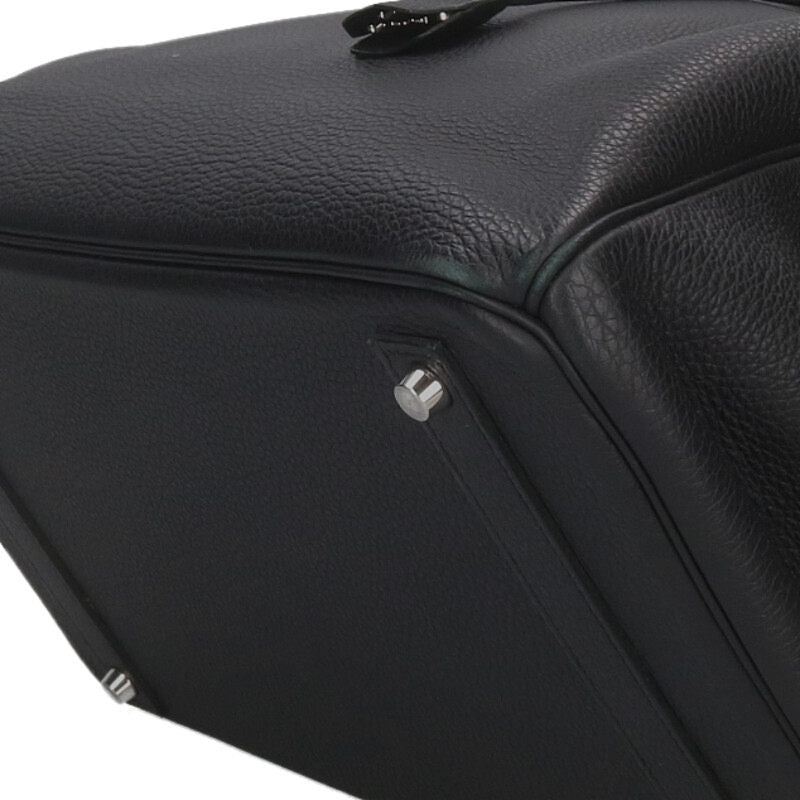 HERMES Birkin 40 Black Togo U Stamp SHW Size ONE SIZE