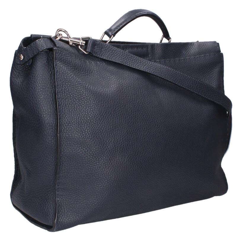 FENDI Peekaboo Selleria Large Monster Navy Size ONE SIZE