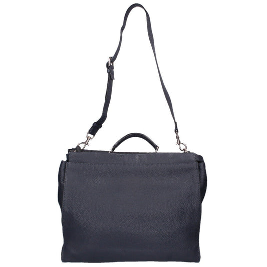 FENDI Peekaboo Selleria Large Monster Navy Size ONE SIZE