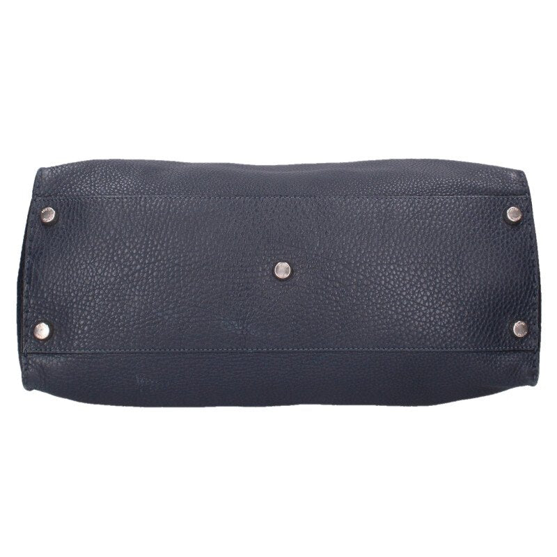 FENDI Peekaboo Selleria Large Monster Navy Size ONE SIZE