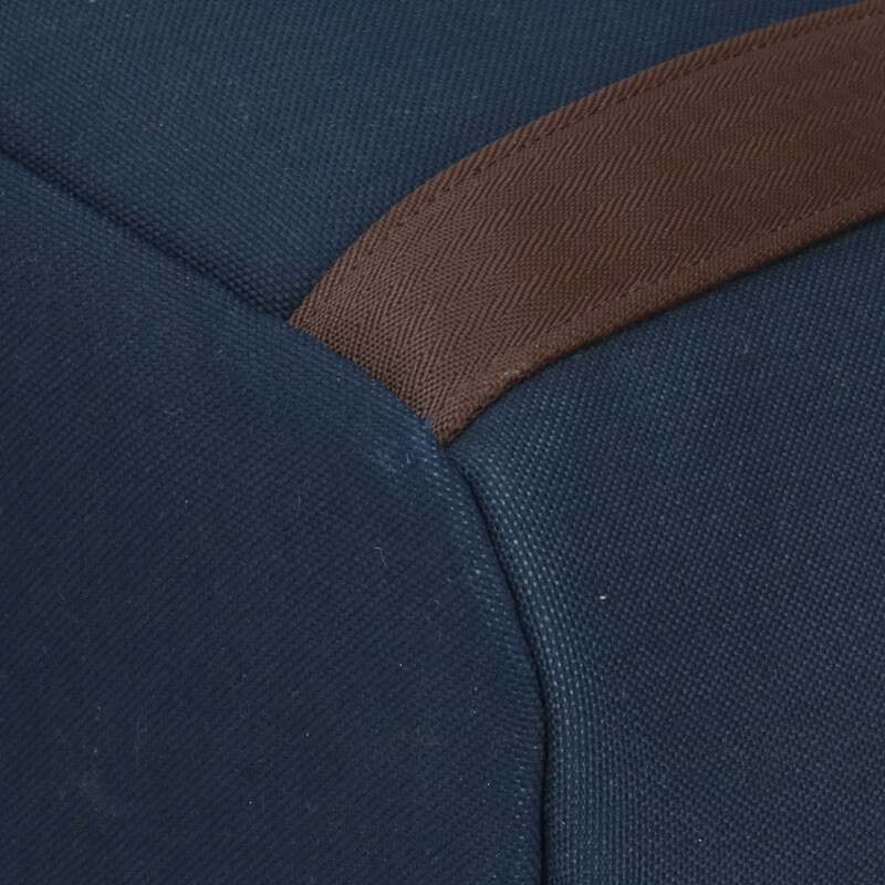 HERMES Sac de Pansage Navy Orange Groom Canvas Size ONE SIZE