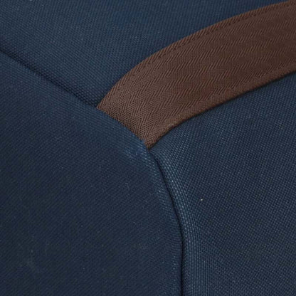 HERMES Sac de Pansage Navy Orange Groom Canvas Size ONE SIZE