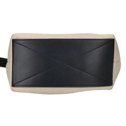 KENZO Canvas x Leather Shoulder Bag Beige Size ONE SIZE