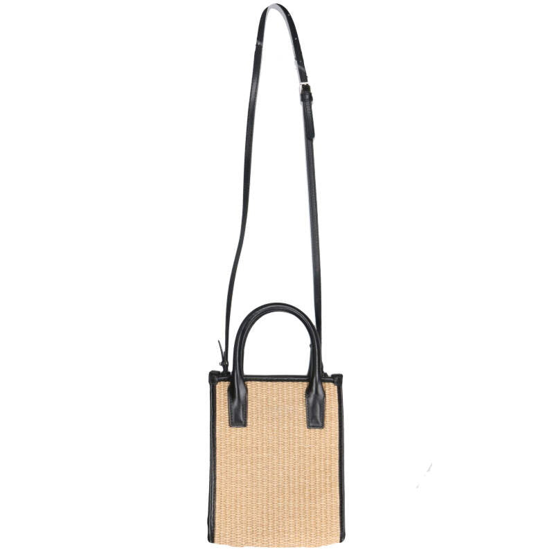 Versace Medusa 2-Way Handbag Beige Black Size ONE SIZE