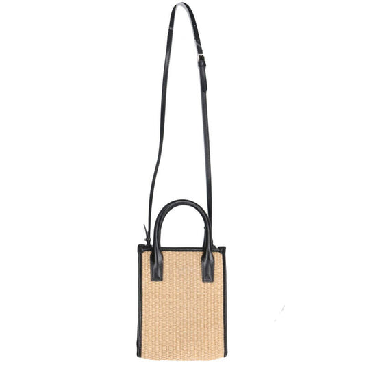 Versace Medusa 2-Way Handbag Beige Black Size ONE SIZE