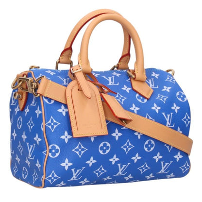 LOUISVUITTON Speedy P9 Monogram Bandouliere Size ONE Blue