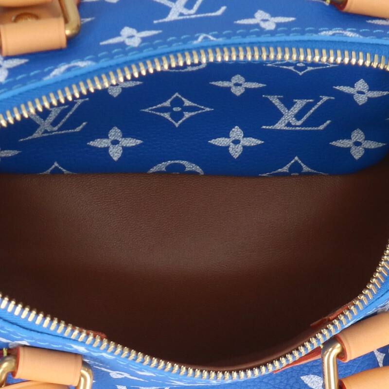 LOUISVUITTON Speedy P9 Monogram Bandouliere Size ONE Blue