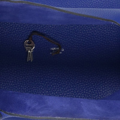 HERMES Picotin Lock MM Blue Touch Alligator Size ONE SIZE