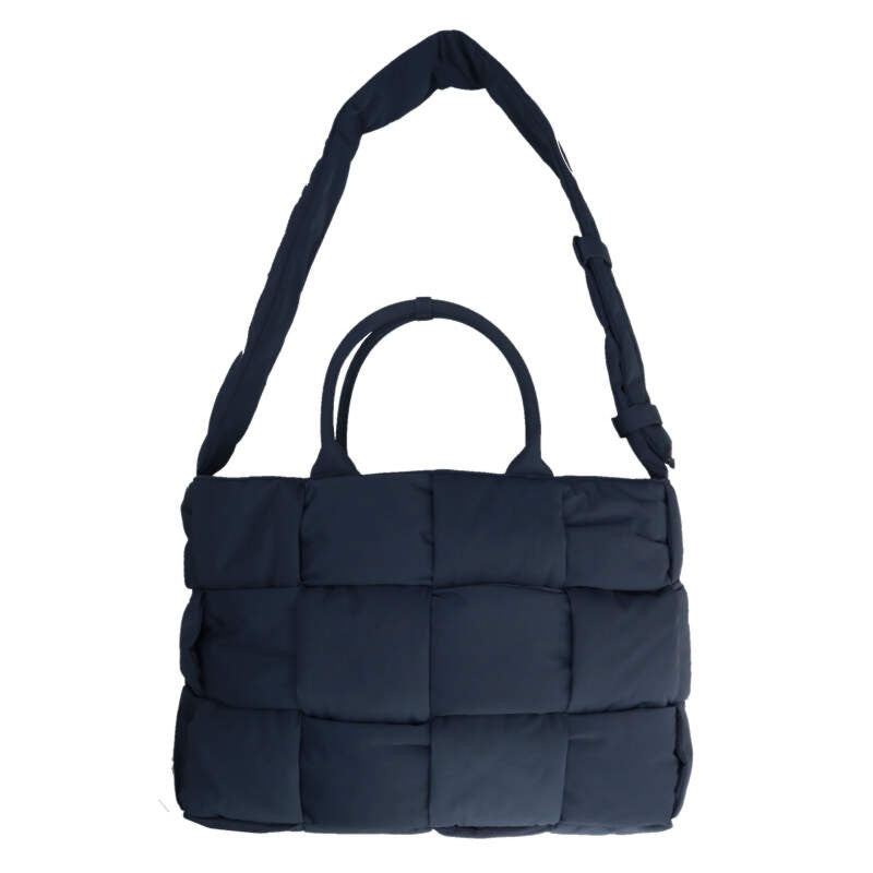 BOTTEGA VENETA Large Arco Padded Nylon Handbag Size ONE SIZE