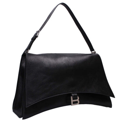BALENCIAGA Crush Large Leather Handbag Size ONE SIZE