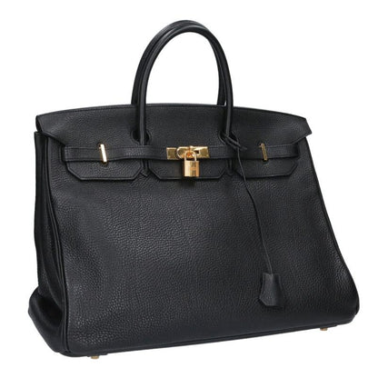 HERMES Birkin 40 Togo Leather GHW Black/Gold Size ONE SIZE