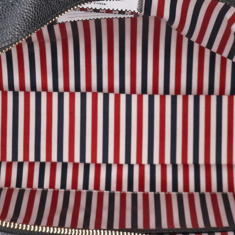 THOM BROWNE Leather Business Handbag Black Size ONE SIZE