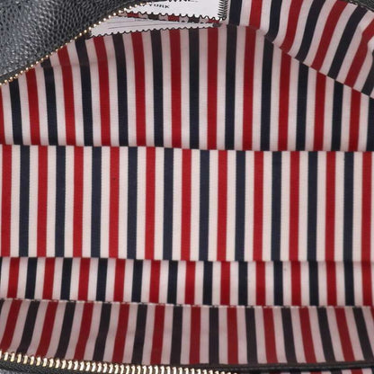 THOM BROWNE Leather Business Handbag Black Size ONE SIZE