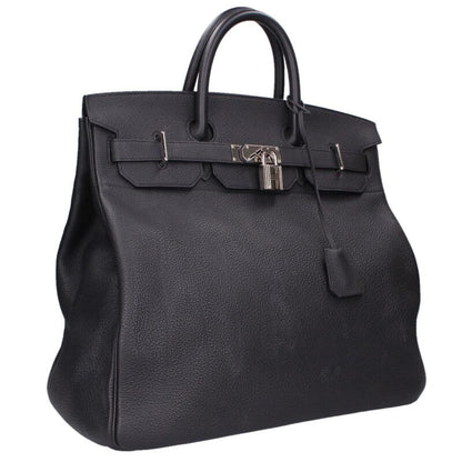 HERMES HAC 40 Togo Leather SHW Black/Silver Size ONE SIZE