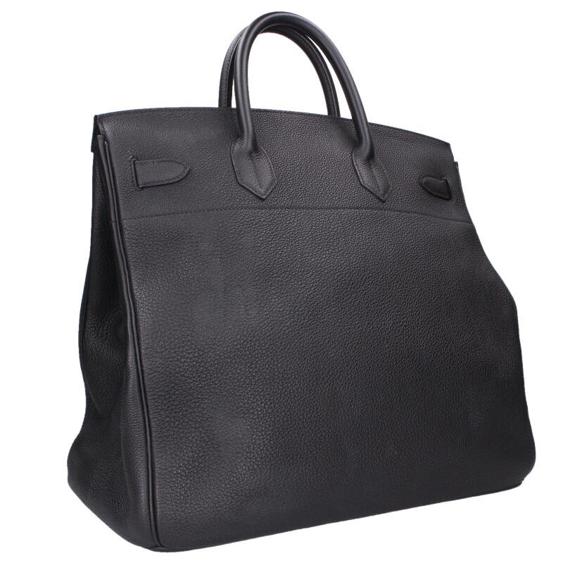 HERMES HAC 40 Togo Leather SHW Black/Silver Size ONE SIZE
