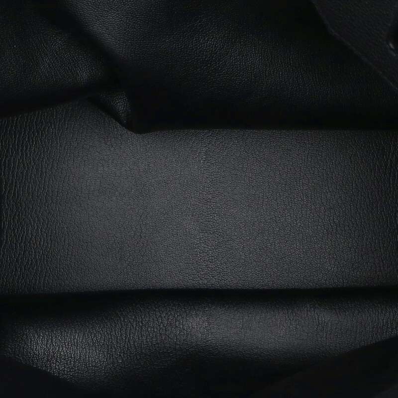 HERMES HAC 40 Togo Leather SHW Black/Silver Size ONE SIZE