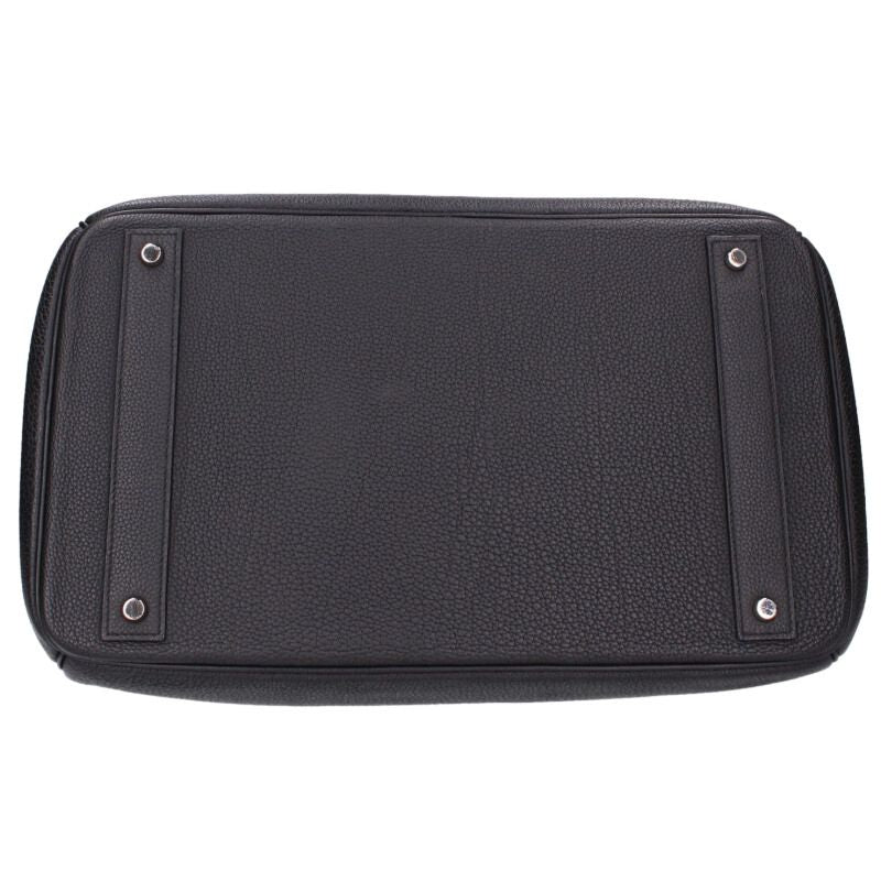 HERMES HAC 40 Togo Leather SHW Black/Silver Size ONE SIZE