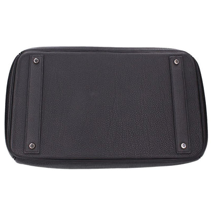 HERMES HAC 40 Togo Leather SHW Black/Silver Size ONE SIZE