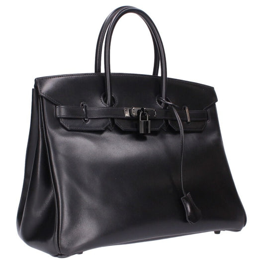 HERMES Birkin 35 So Black Box Calf Monochrome Size ONE SIZE