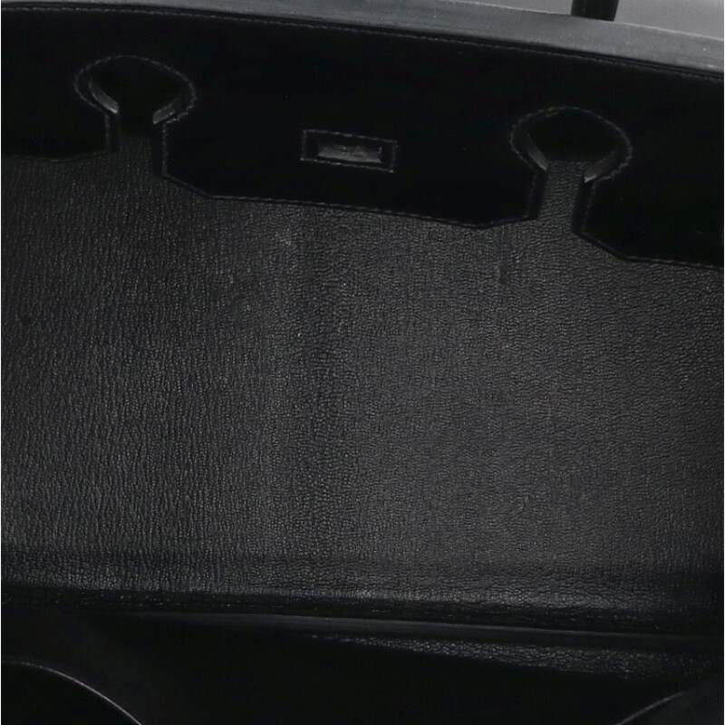 HERMES Birkin 35 So Black Box Calf Monochrome Size ONE SIZE