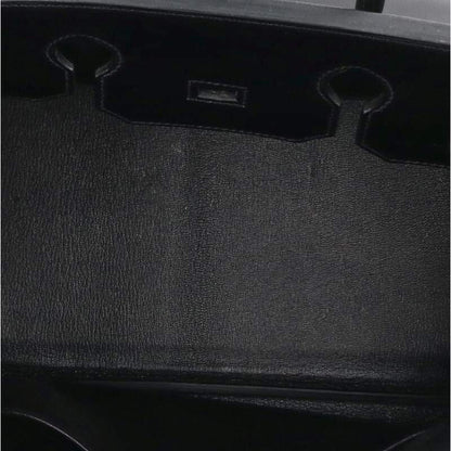 HERMES Birkin 35 So Black Box Calf Monochrome Size ONE SIZE
