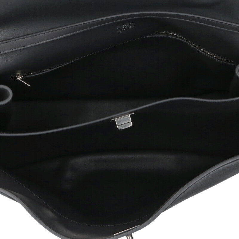 BALENCIAGA Rodeo Leather Handbag Grey Size ONE SIZE