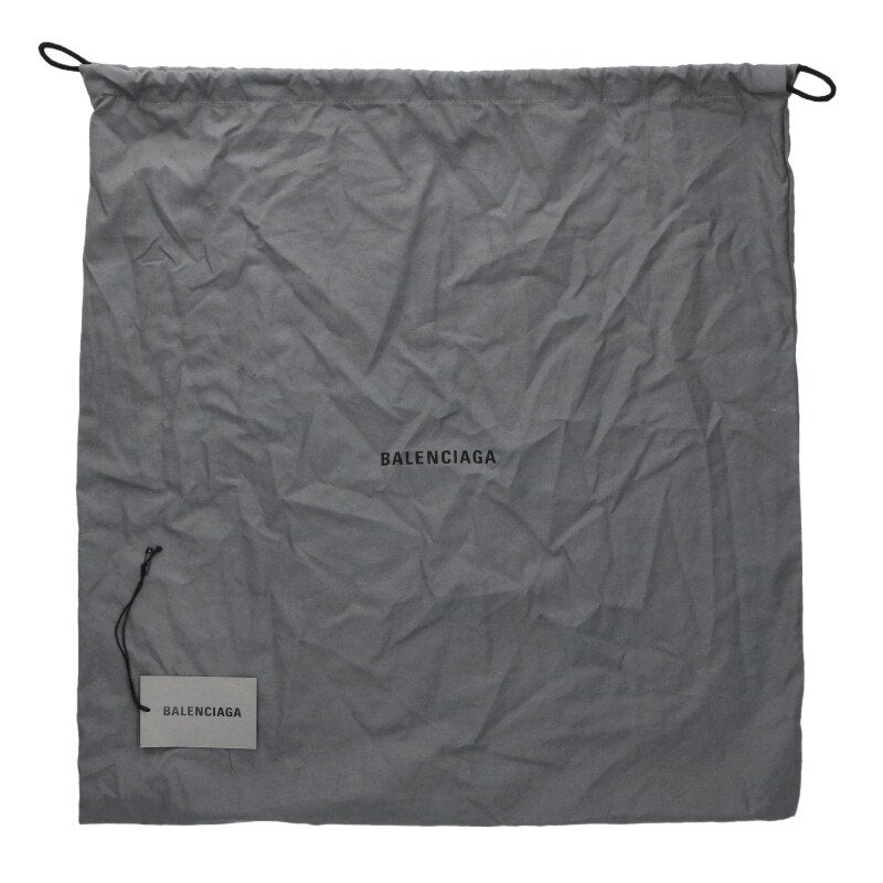 BALENCIAGA Rodeo Leather Handbag Grey Size ONE SIZE