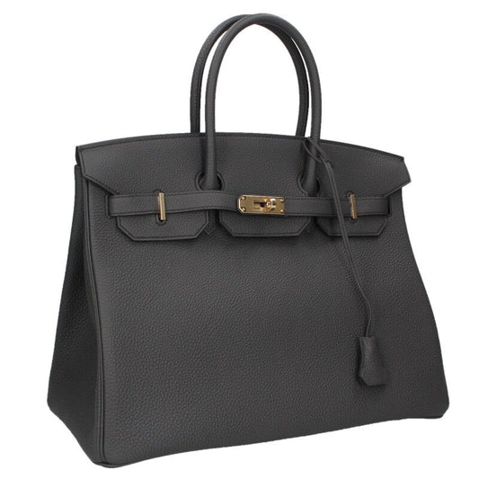 HERMES Birkin 35 Etoupe Togo Leather Champagne Size ONE SIZE