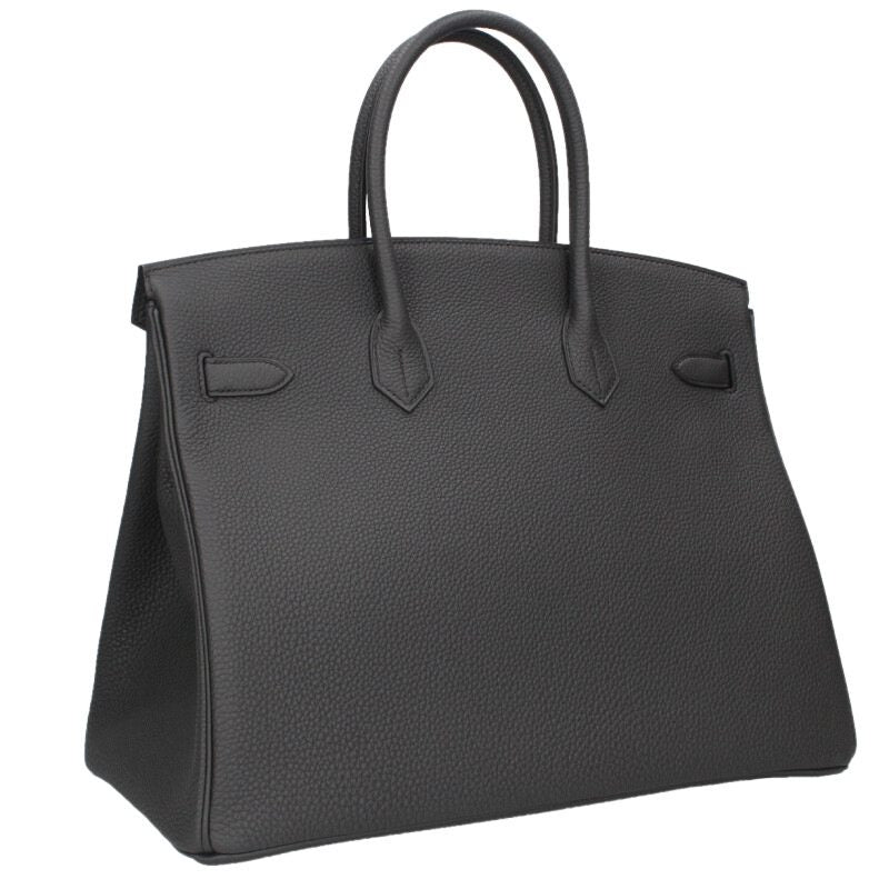 HERMES Birkin 35 Etoupe Togo Leather Champagne Size ONE SIZE