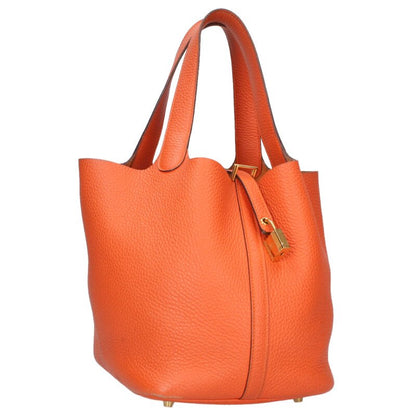 HERMES Picotin MM Taurillon Clemence GHW Bag Size ONE SIZE
