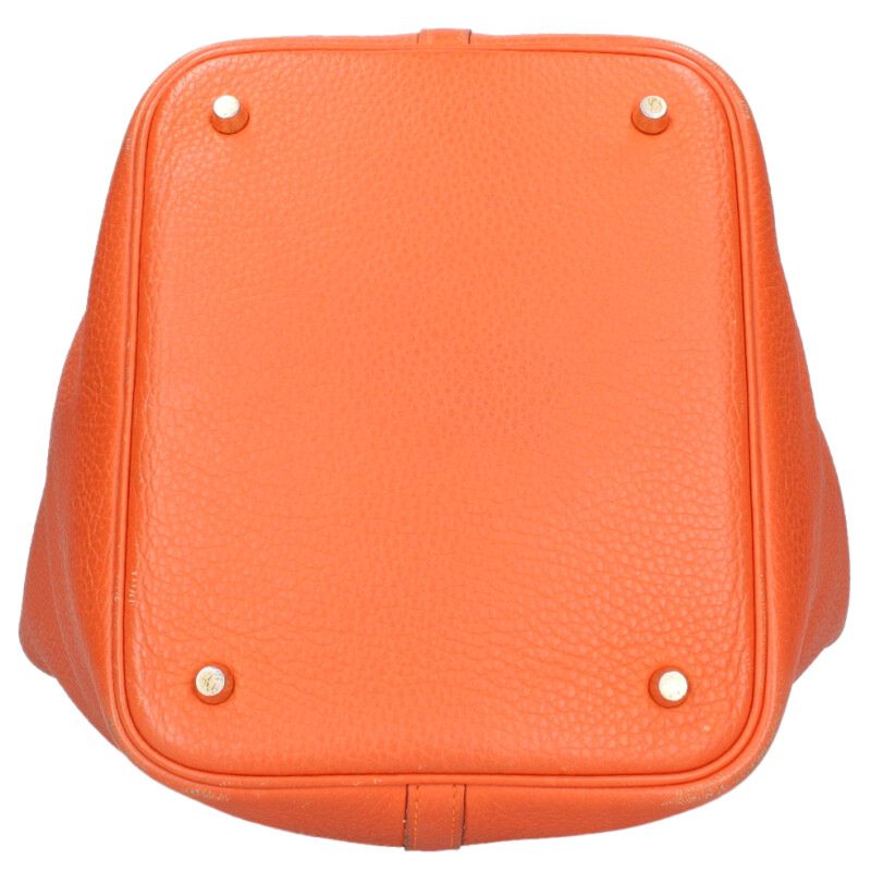 HERMES Picotin MM Taurillon Clemence GHW Bag Size ONE SIZE