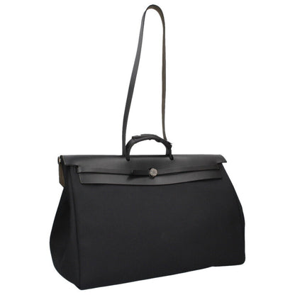 HERMES Herbag Zip GM Toile Militaire Vache Size ONE SIZE