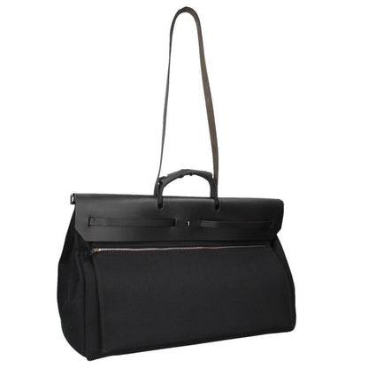 HERMES Herbag Zip GM Toile Militaire Vache Size ONE SIZE